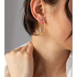 SysterP Code earrings gold breathe.