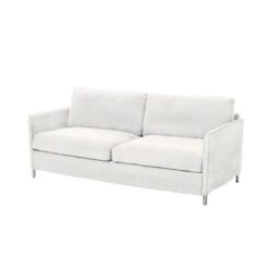 Valkoinen sohva.